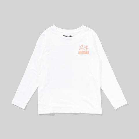 BOMB THE HILL LS TEE WHITE