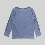 SLEEVE CHECK  LS TEE
