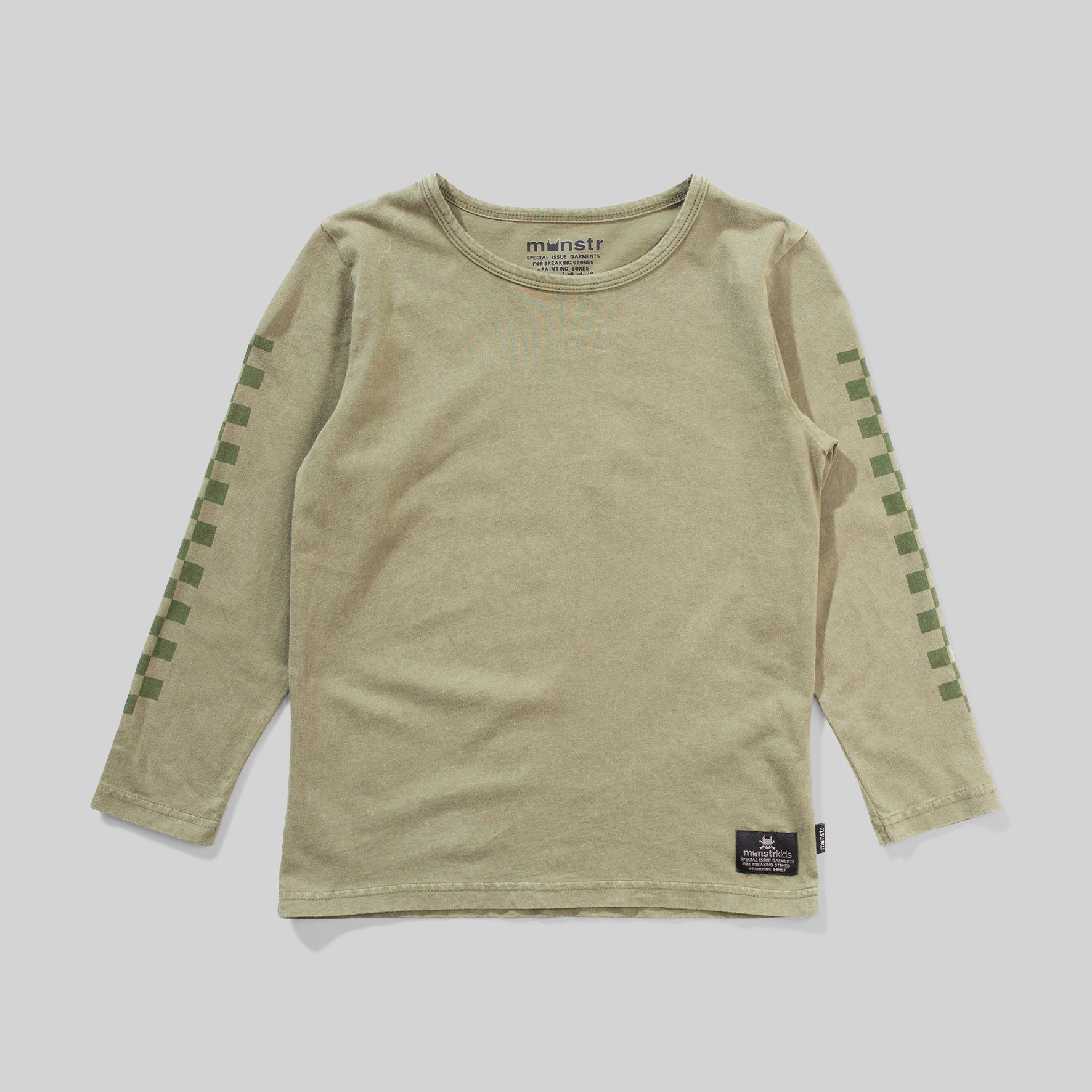 SLEEVE CHECK LS TEE