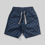 FLAGGED POPLIN WALKSHORT