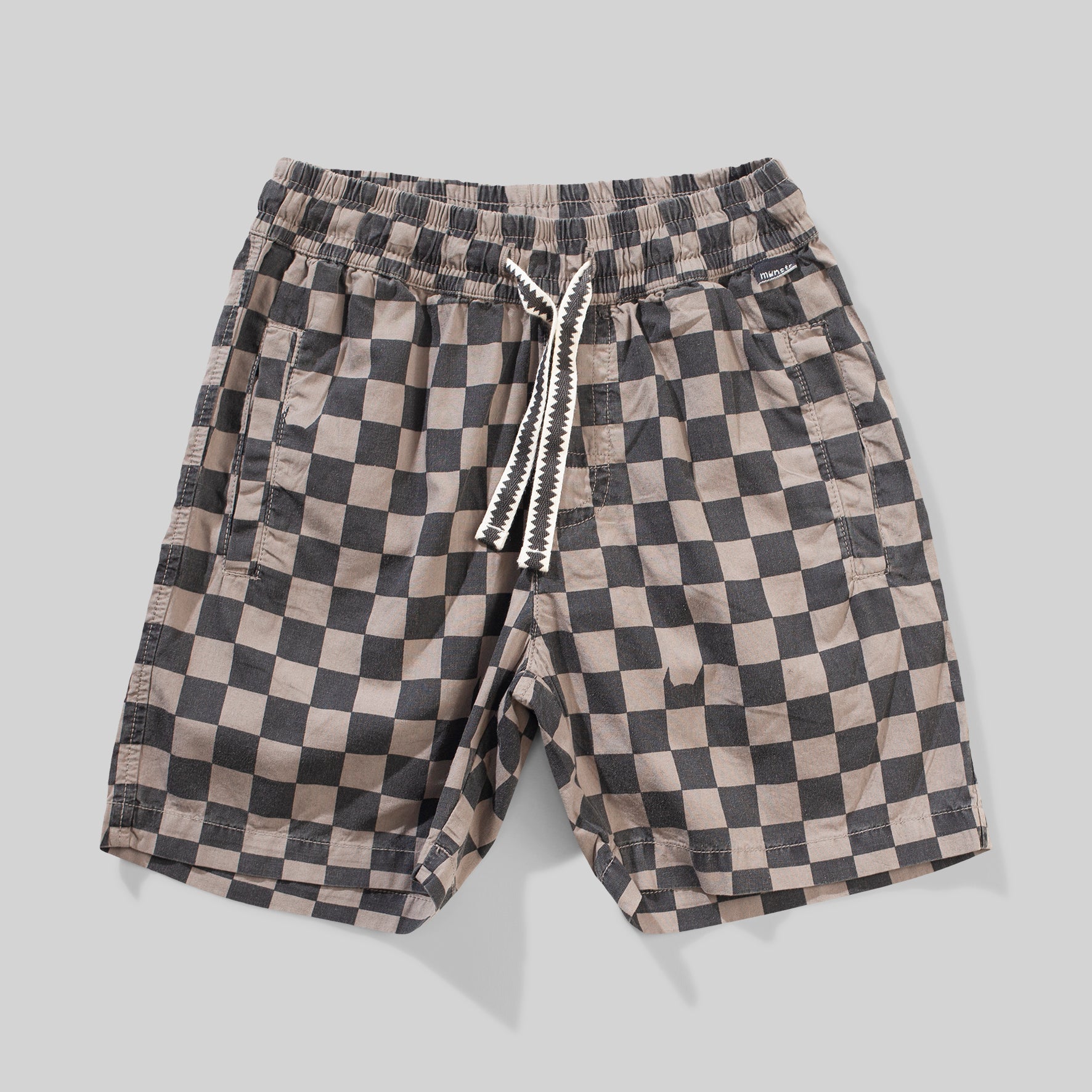 FLAGGED POPLIN WALKSHORT