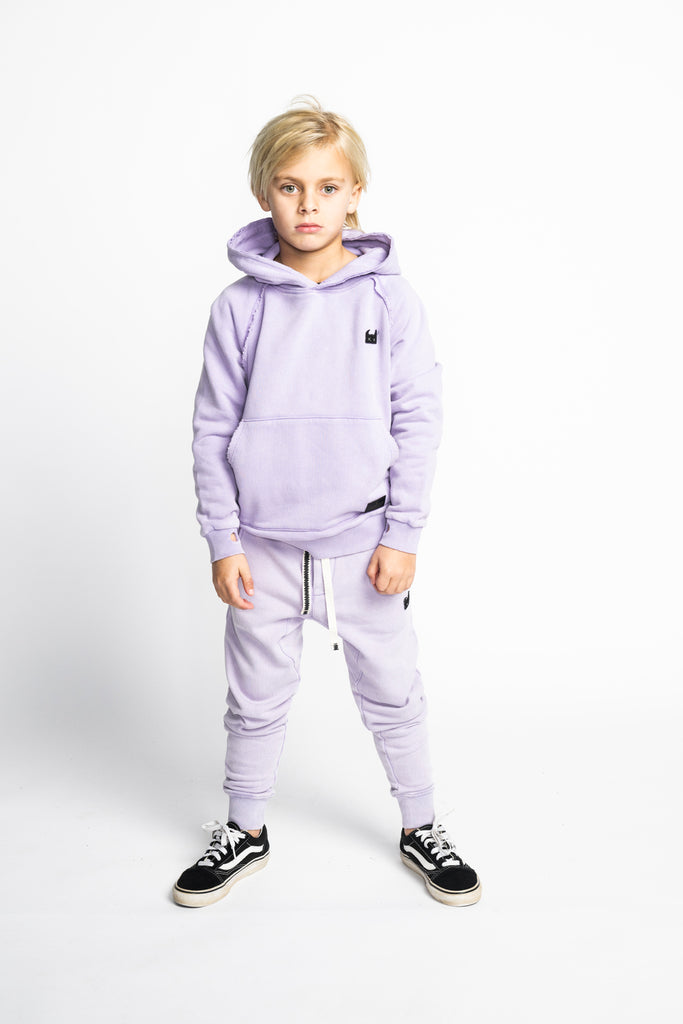 CHECKMATE HOODY LILAC