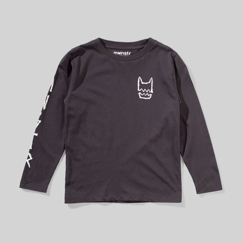 Lucky Brand Marled Gray Long Sleeve T-Shirt Size M (Kids) - 55