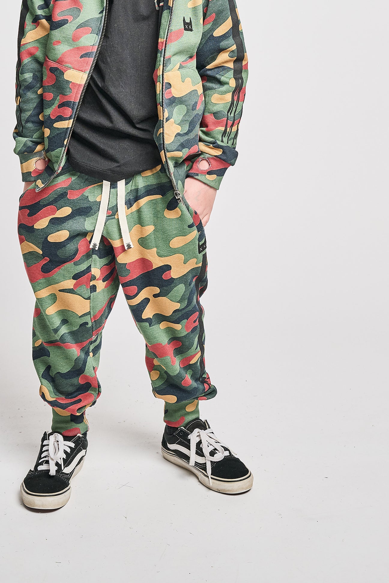 2 Flames Pant - Grey Marle main image 1