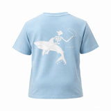 LASS-GO SS TEE - Pale Blue