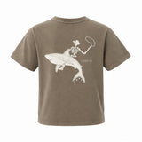 LASS-GO SS TEE - Dark Grey