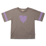 CHECKERED HEART TEE