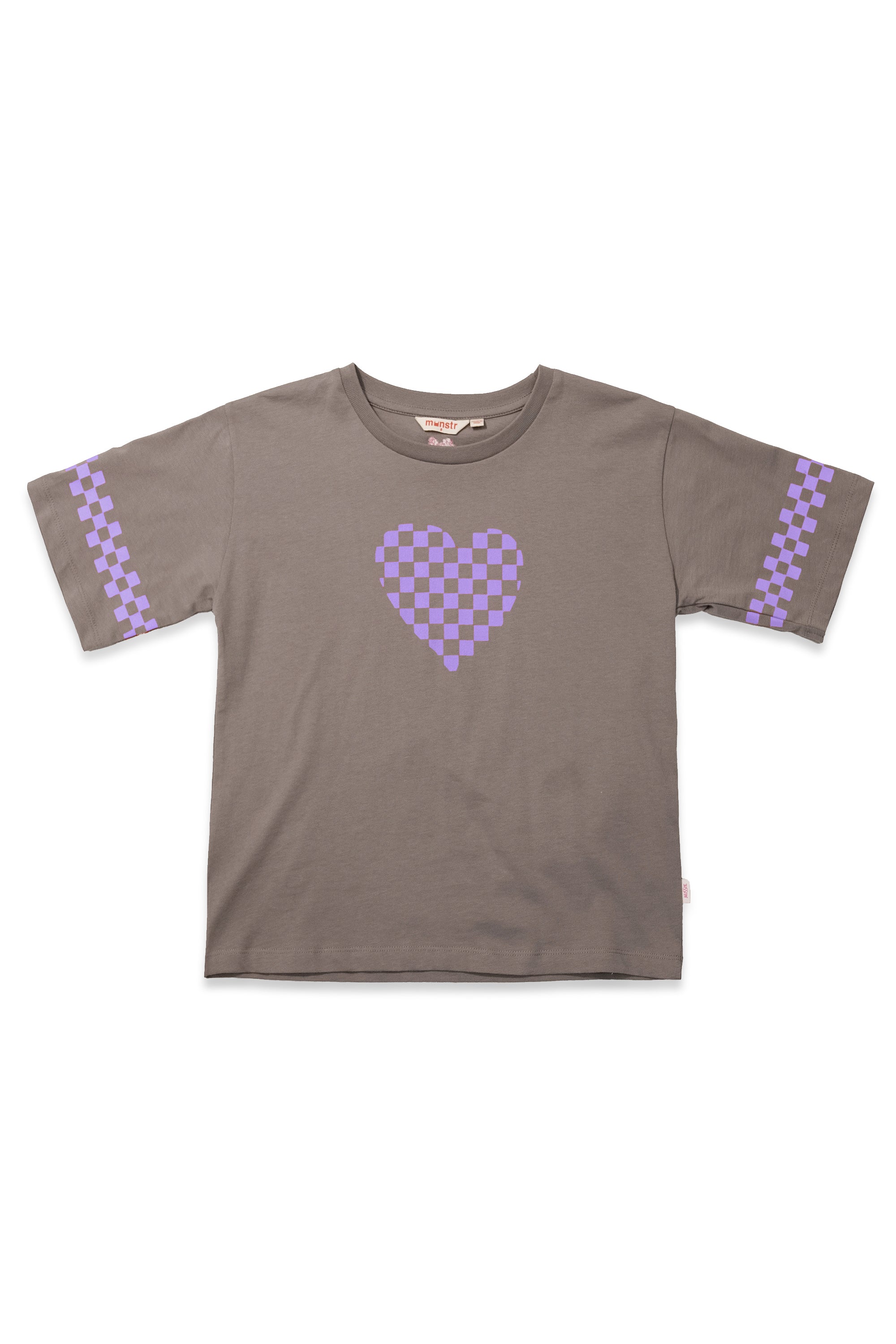 CHECKERED HEART TEE