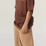 LETSROLL SS TEE CHOCOLATE