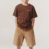 LETSROLL SS TEE CHOCOLATE