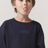 DOUBLE UP LONG SLEEVE TEE - Midnight