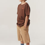 LETSROLL SS TEE CHOCOLATE