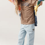 LETTERS SS TEE Khaki