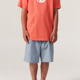 SKULL CAMP SS TEE Red