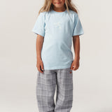 LASS-GO SS TEE - Pale Blue