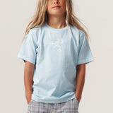 LASS-GO SS TEE - Pale Blue
