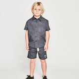 SWIRL POPLIN SHIRT