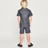 SWIRL POPLIN SHIRT