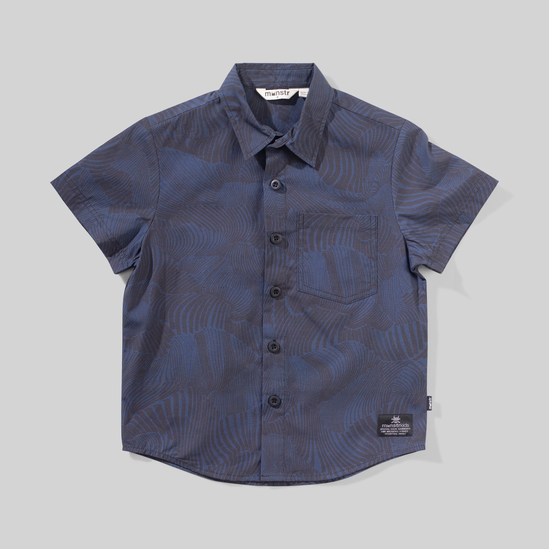 SWIRL POPLIN SHIRT