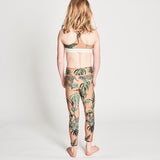 MIRAGE T BAR CROP TOP PALM LEOPARD